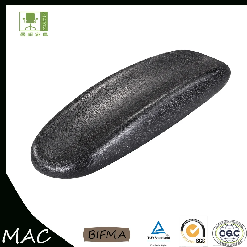 Foshan PU arm pads office furniture chair armrest components for swivel mesh chair cover quality chair covers factories
