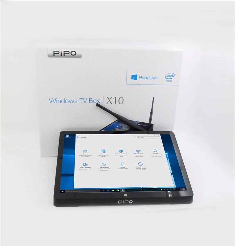 Pipo X10 Intel Z3736F Quad Core Win10 + Android 4 Os сенсорный экран Mini Pc pipo