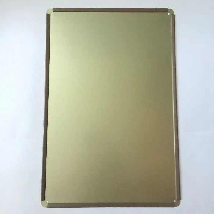 Warning Guard Dog on duty retro tin sign