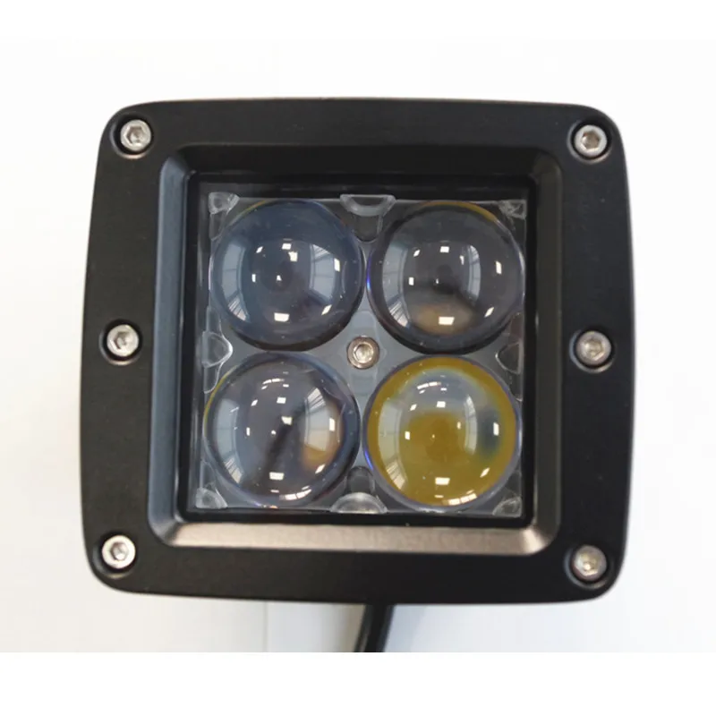 Factory supply wholesale High quality 3inch  12w 4D lens led work light offroad 4x4 4wd led driving light