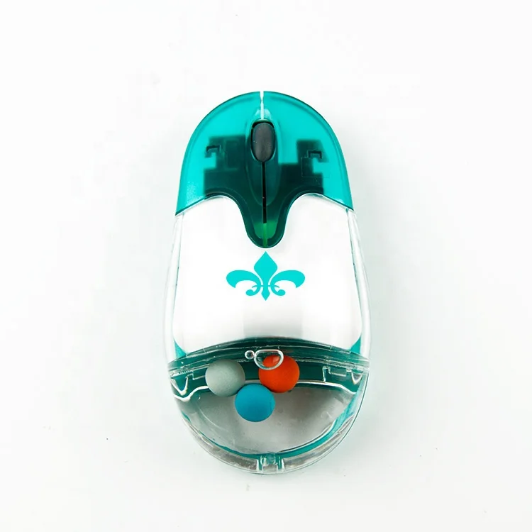 decorative water mouse Oil computer mouse with liquid inside float
