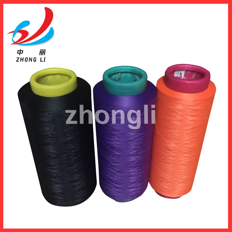 Label yarn POLYESTER DTY 150D/48F +90-120TPM