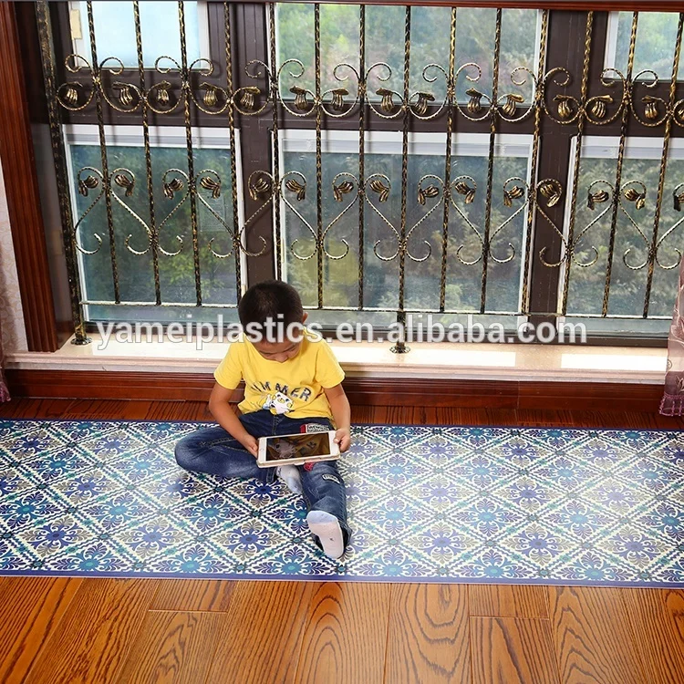 Custom printed pvc vinyl floor carpet for outdoor and indoor