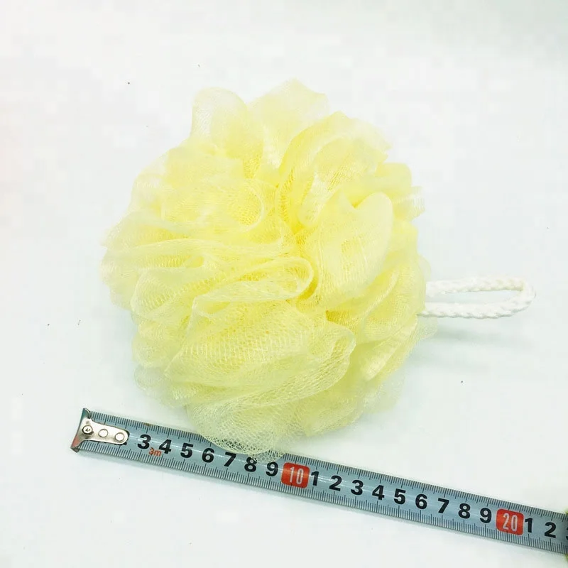 Soft Mesh Bath Sponge Balls Nylon Cleaning Brush Shower Puff Body Cleaner Exfoliating Scrubbers Bath Ball Bathroom Supplies