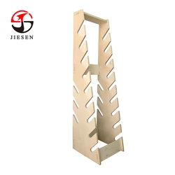 Wooden Rack Skateboard Deck Showing Stand Skateboard Standing Wood Skateboard Display