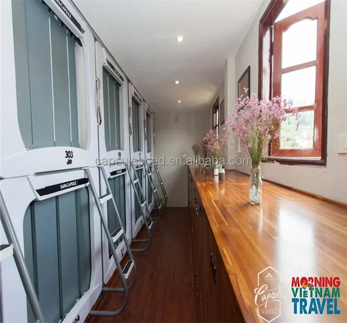 low cost capsule hotel/sleepbox/modern container house/sleep pod