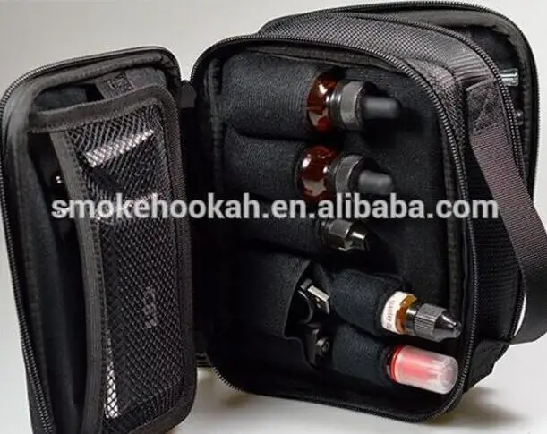 E Cig Tool Kit DIY Bag , OEM/LOGO ecig mod bag vapor carring case /double-deck vape pocket With Good Quality