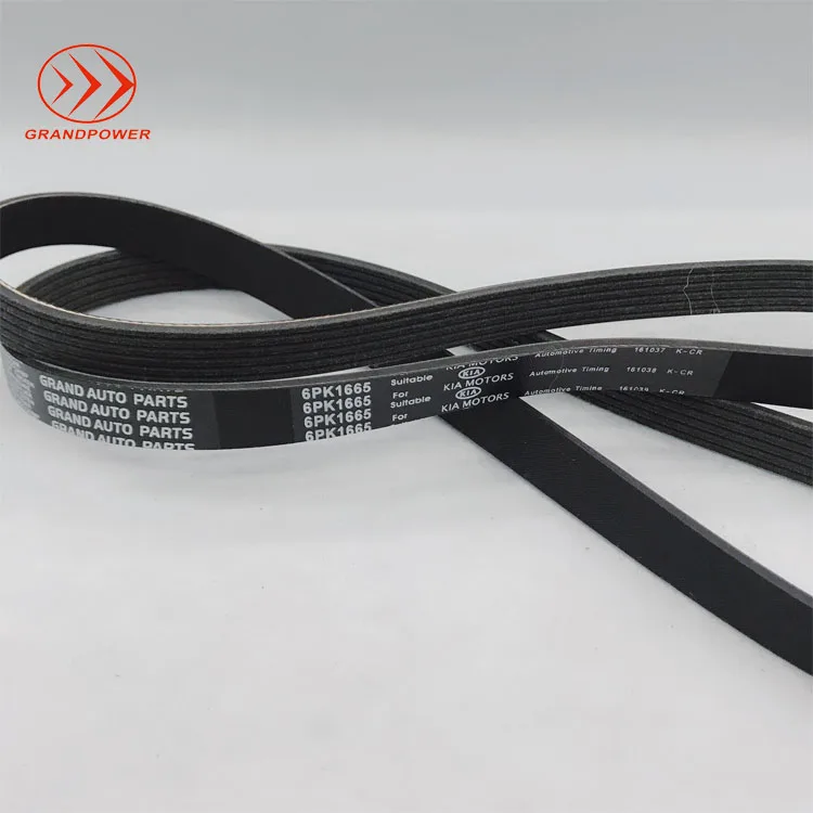 High quality rubber v ribbed belt pk belt for car engine parts