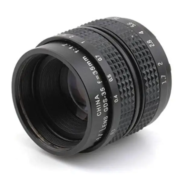 JGJ OEM Customize 35mm Black CCTV Lens for DSLR Camera for Nikon for Sony