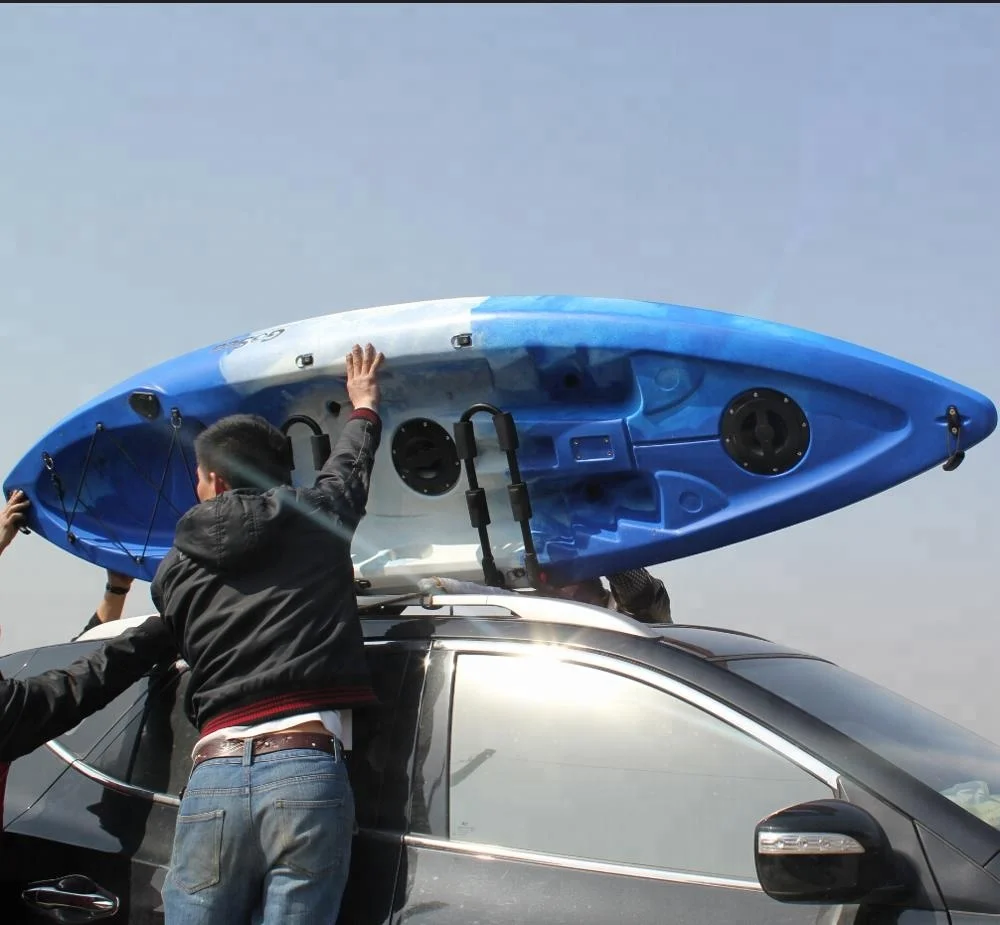 Алюминиевый съемный багажник на крышу автомобиля для установки Каяка переносите один каяк или лодку поверх автомобиля 1 шт. для заказа образца 12 месяцев