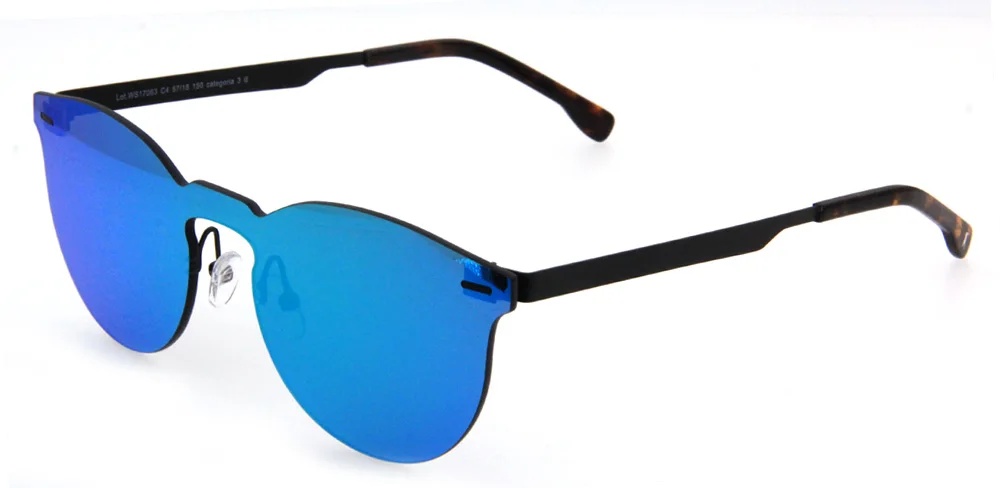 New Trends Custom Mirror Aviation Fashionable Sun glasses for Women Mirror Lens Fashion Sunglasses