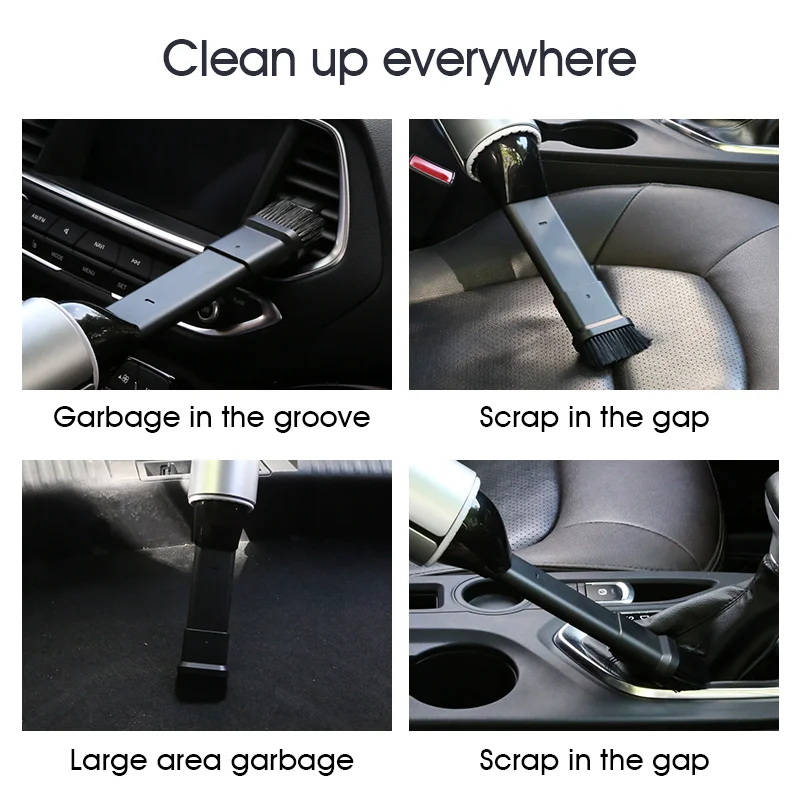 
2019 Licheers 4.0 Kpa Portable Car Vacuum Cleaner Mini Wireless Vacuum Cleaner Car Interior Cleaner Vacuum 