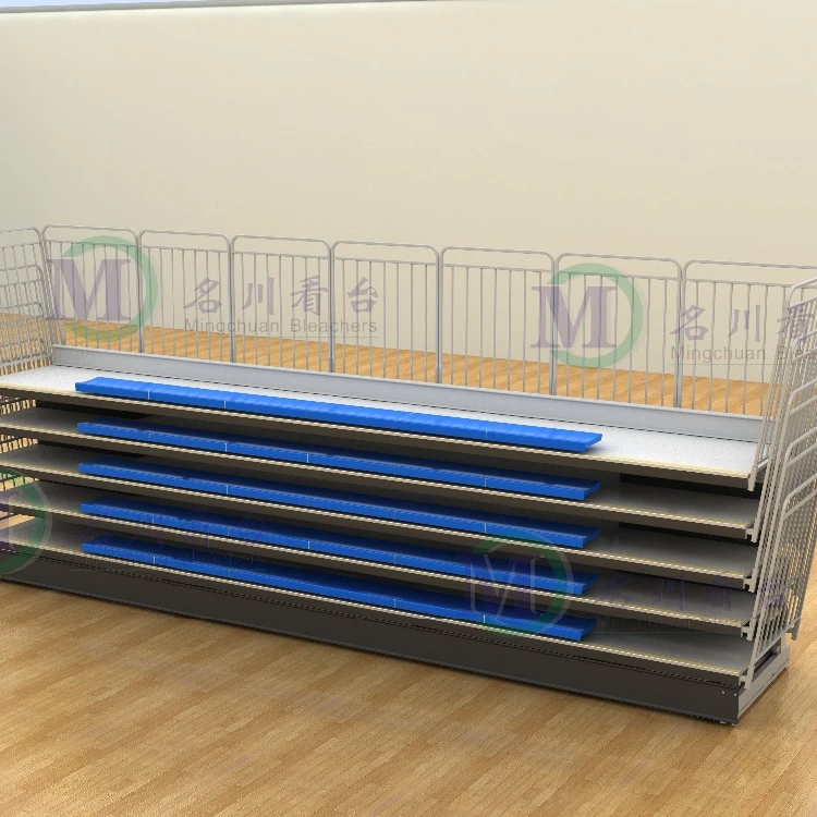 Venus retractable grandstand with backrest indoor stadium telescopic tuibune steel for aluminum outdoor bench bleacher seating