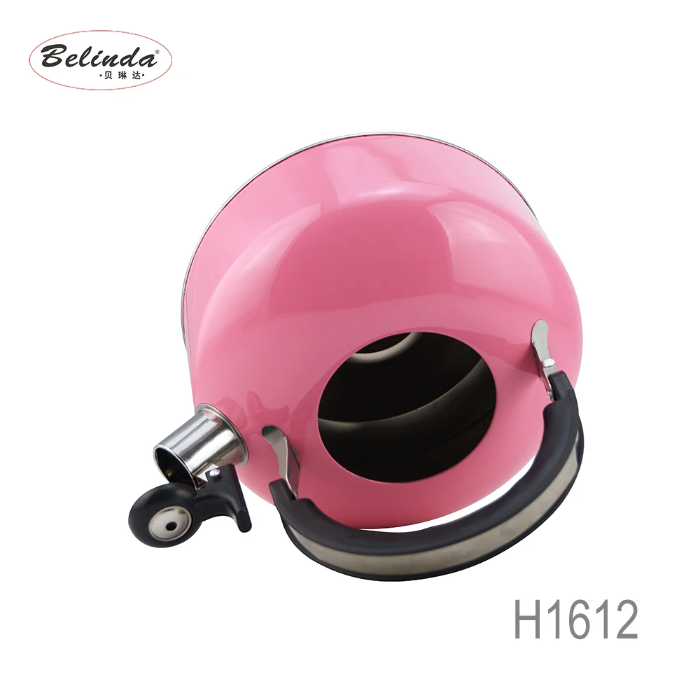Houseware Colorful Boiling Water Stainless Steel Whistling Kettle for Induction Cooker