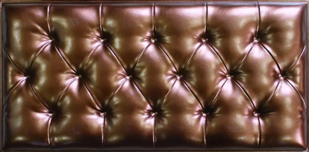 New Product Faux Leather Waped PU foam Ceiling