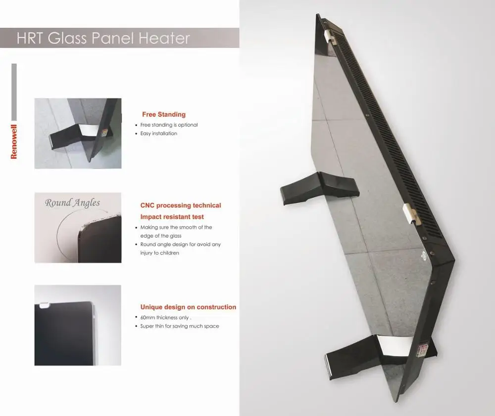 Glass Panel Heater for Hotel use
