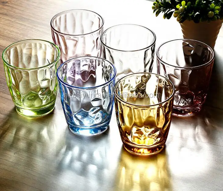 
Colour water cup 6 pcs one set beer glass promotional gifts 