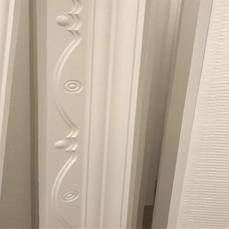 Decorating Material Gypsum Cornices White Color Classic Design Plaster Coving