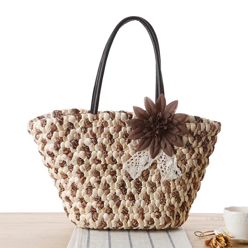 China manufacturer paper straw bag bohemian bali for summer