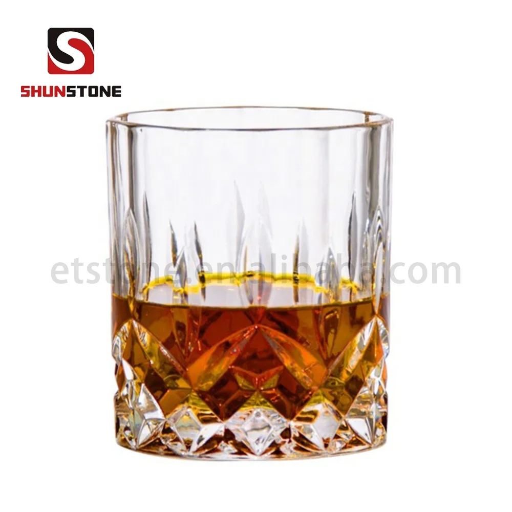 
Amazion best selling Crystal Whiskey Glass Shaped for Improving Tasting and Aroma of Spirits Crystal Clear Glassware 