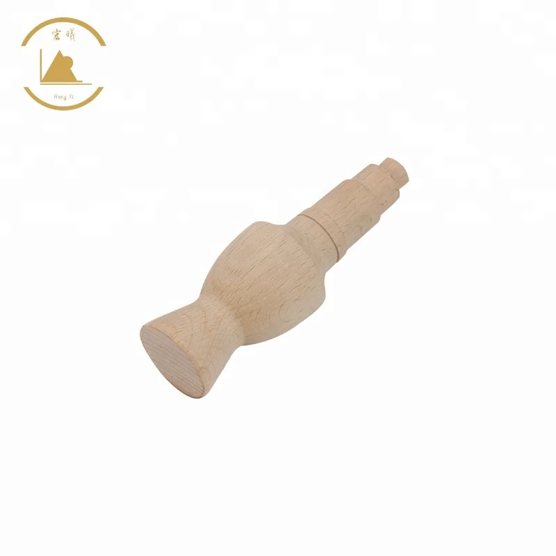 Factory direct fishing stick rod with wooden handle light weight