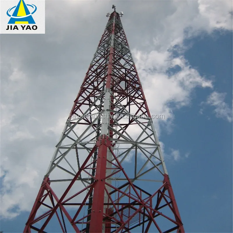 4 ноги радио gsm 4g беспроводная антенна микроволновый радар угол стальная коммуникационная башня