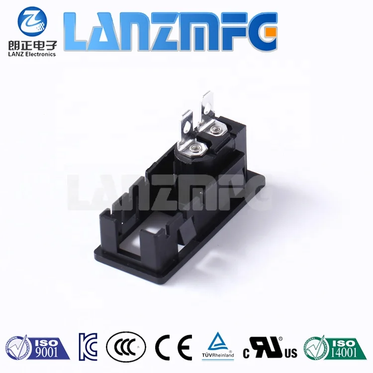 LZ-8-29 IEC Power Socket C8 connector with lamp switch 3p 4p ac power socket
