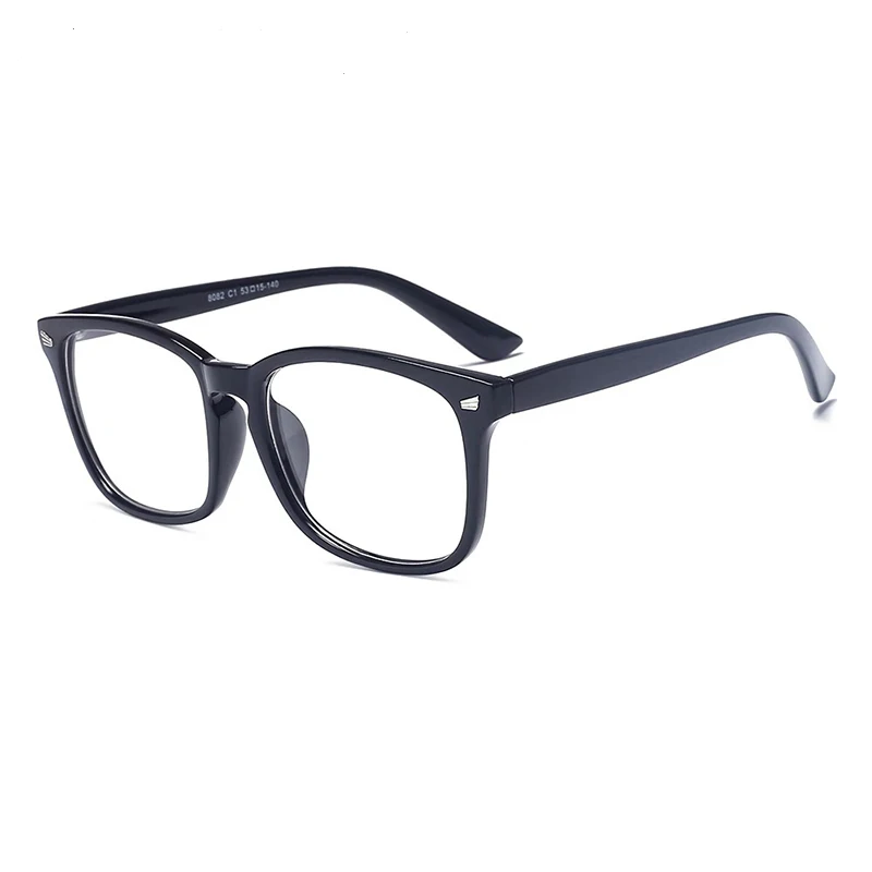 2020 Vintage Inspired Half Tinted Frame Cheap Oversized Square Eye Glasses