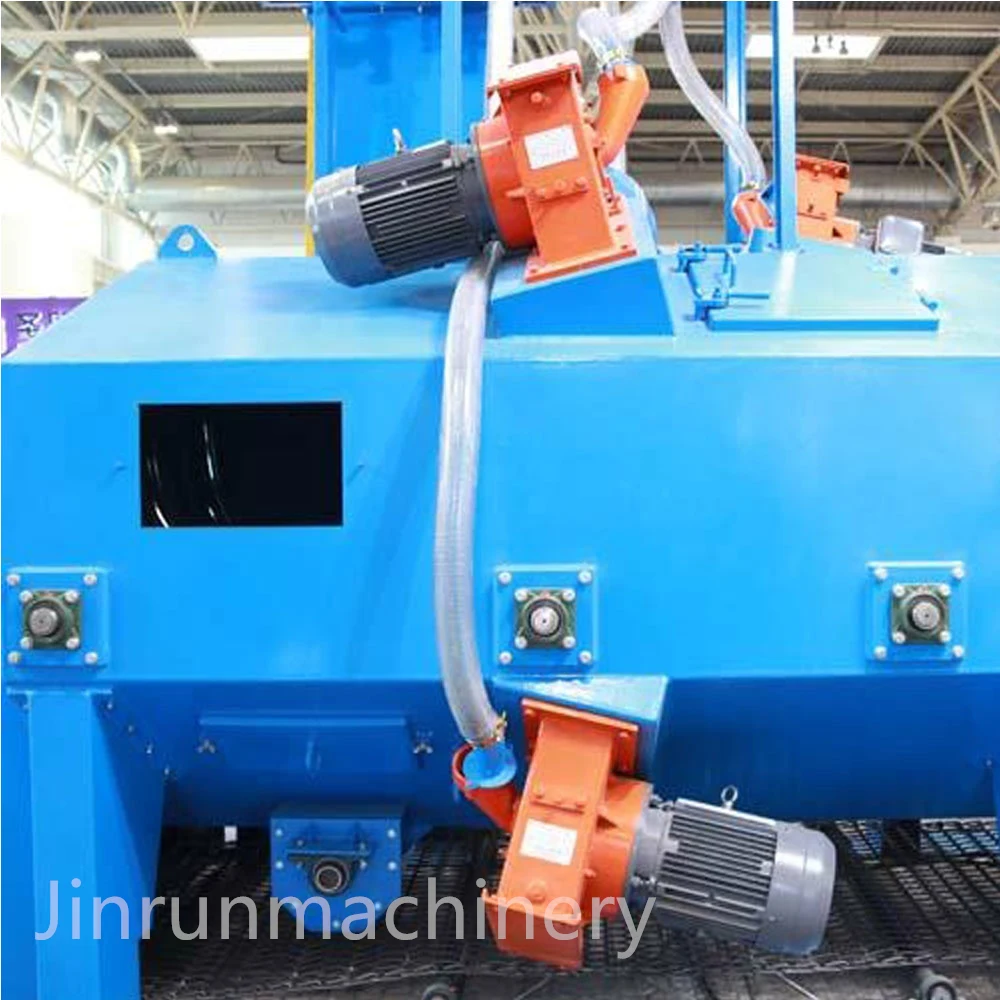 Wire mesh shot blasting machine, mesh type shot blaster