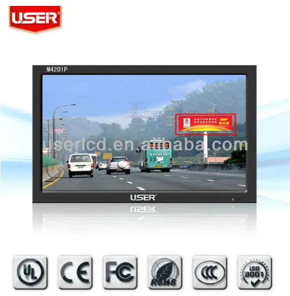 26 дюйма высокой яркости жк-видеонаблюдения монитор, привело backight с дешевым ценой!