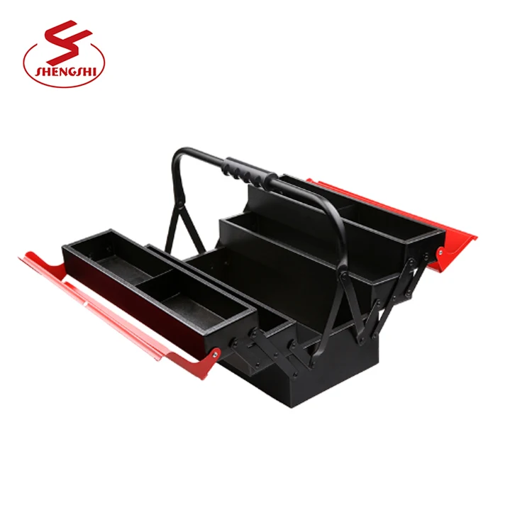 2019 professional OEM/ODM custom LOGO metal tool box for portable toolbox