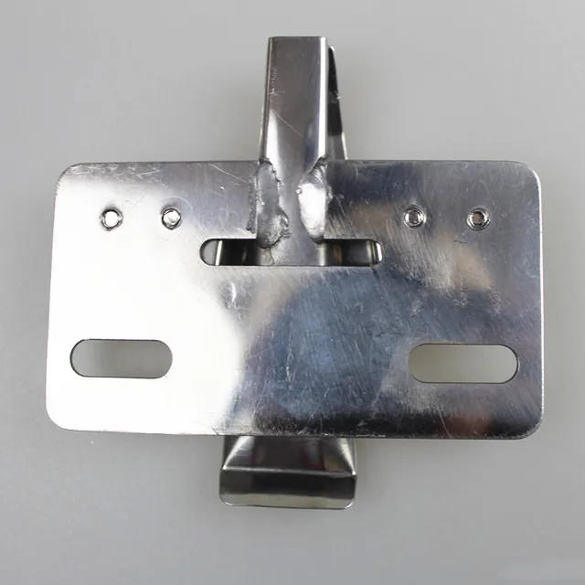 Twin needle folder for cap TL-02 attach to double needle sewing machine with double stitching