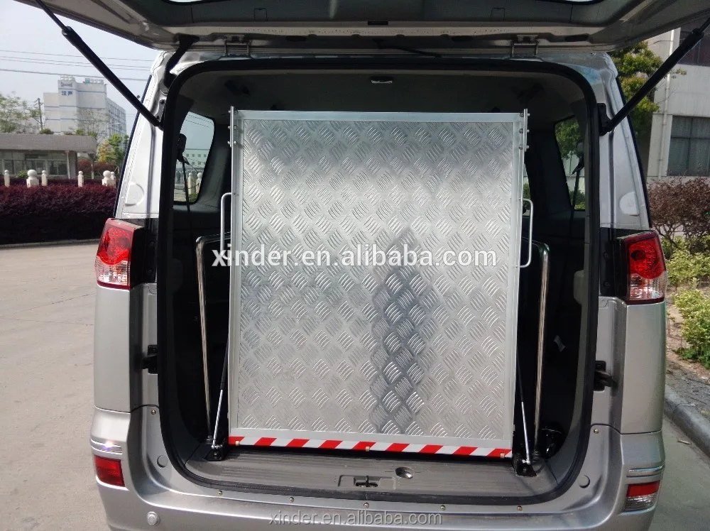 BMWR-2 алюминиевые ручные складные рампы для фургона и микроавтобуса