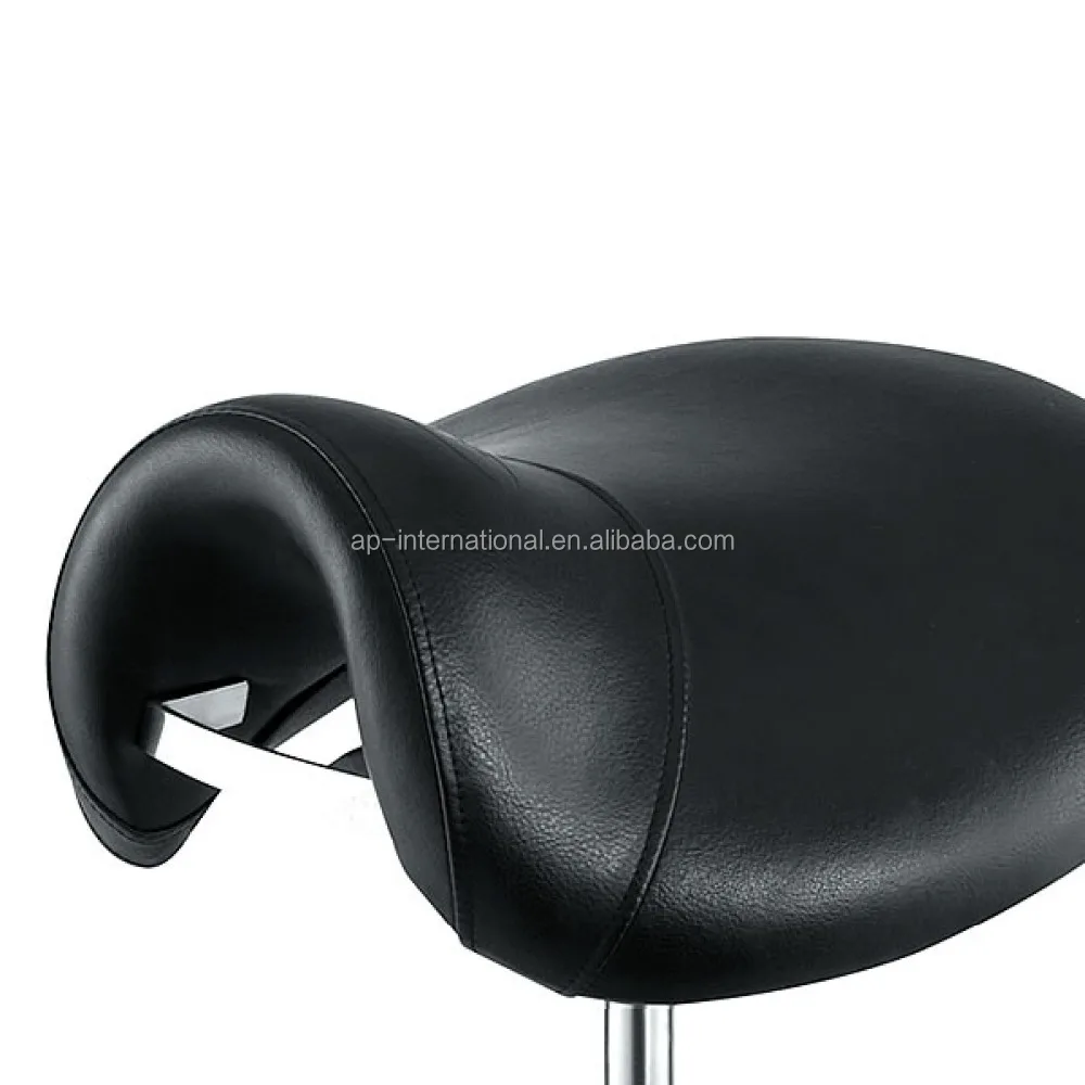 
Quality Beauty Salon Cutting saddle Stool with footrest ring 