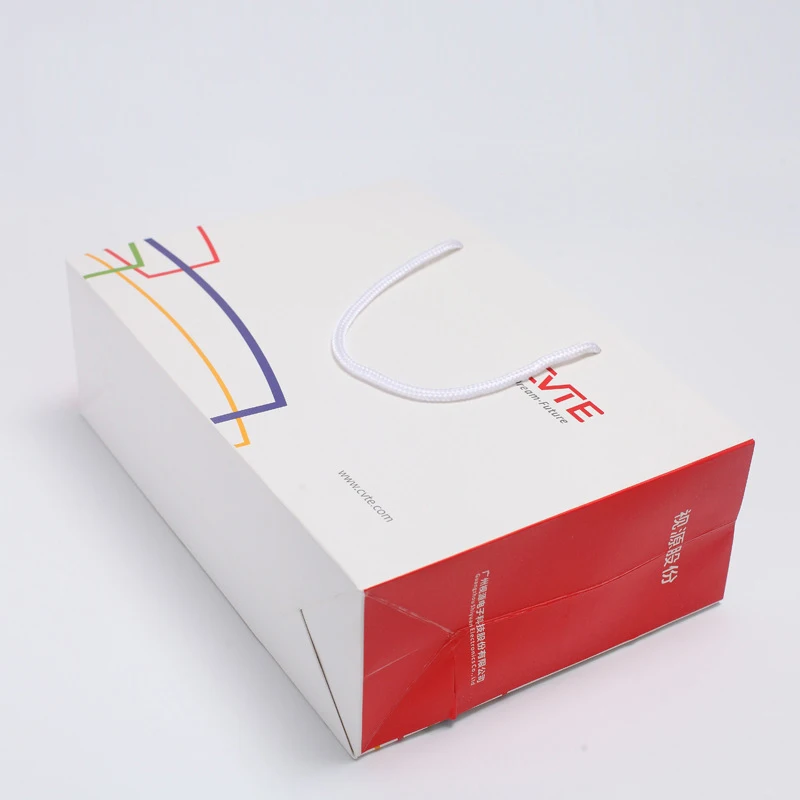 Luxury Black Gift Paper Bag Custom Made Printed Logo Jewelry Packaging Kraft Shopping Paper Bag With Ribbon Handles