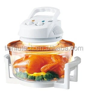 Галогенная конвекционная печь с низким содержанием жира и хрустящей едой емкостью 12 литров