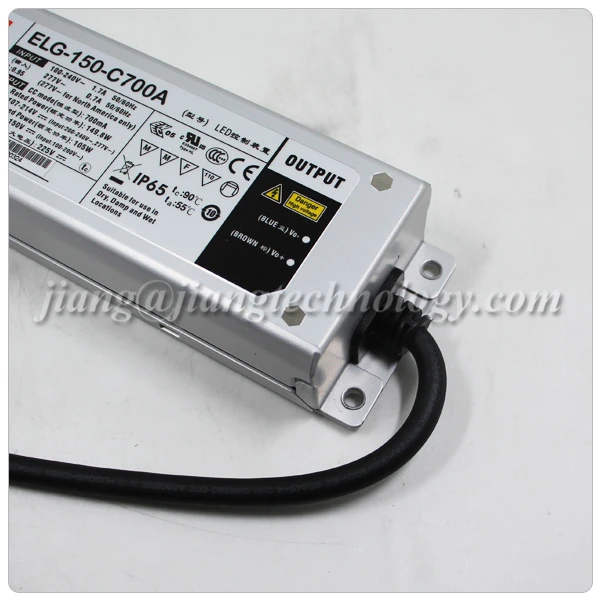 Meanwell ELG-150-C700 IP65 IP67 0-10V Dimmable 150W 700mA Constant Current LED Driver