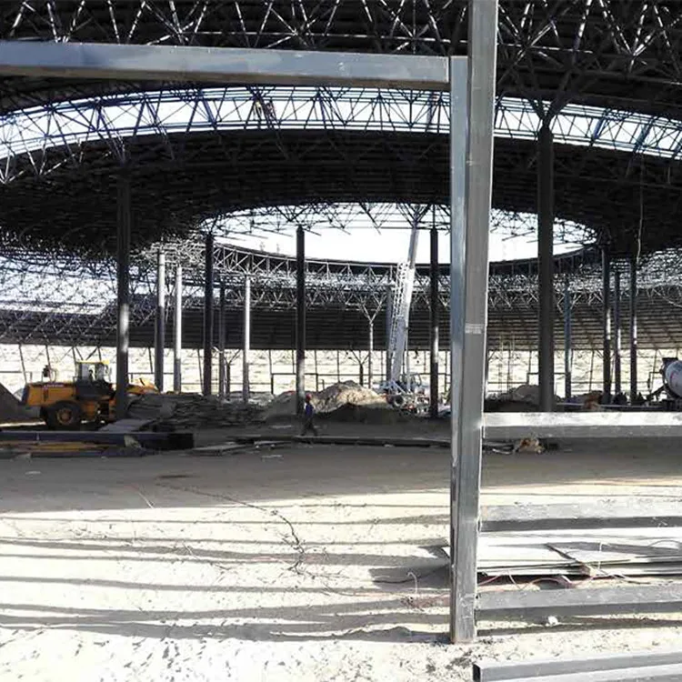 Стальная рама, баскетбольная площадка, конструкция для сборного стадиона/спортзала, дизайн мыльного типа