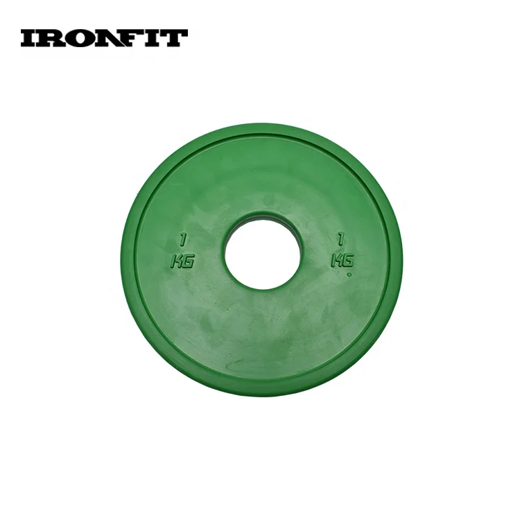 0.125 To 2.5 KG Weight Lifting Change Plates Coloured Rubber Fractional Plate