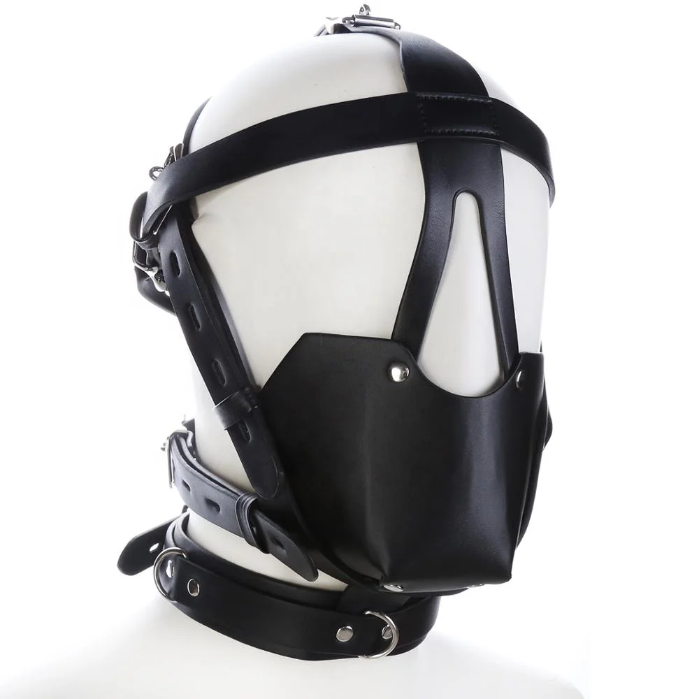 Factory BDSM Bondage Hood PVC Puppy Hood Leather Hood Eye Mask BDSM-Gear Fetish Mask Bondage Restraints