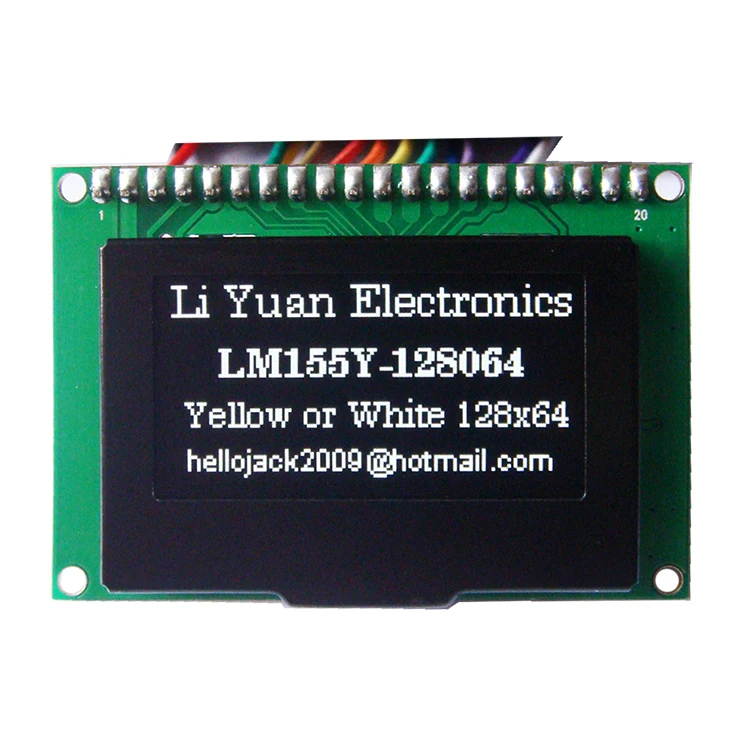 1.5 1.54 inch 128x64 PCBA LM155W led oled display module