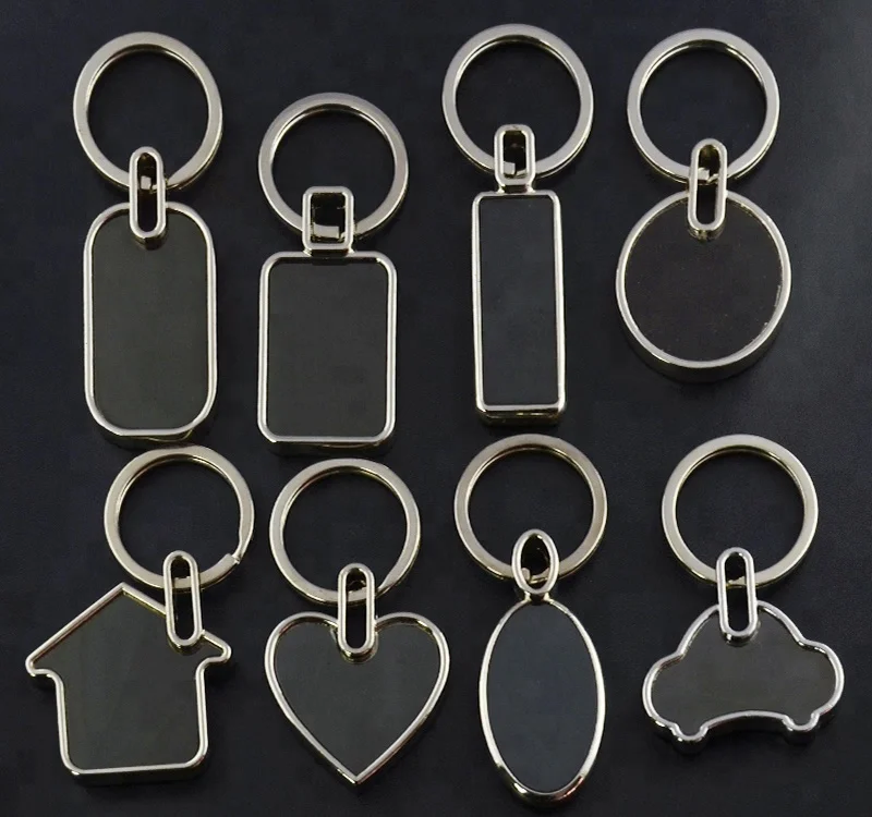 
Cheap Promotional Giveaway Customized Logo Key Ring, Square Shape Acrylic KeyChains Key Ring 