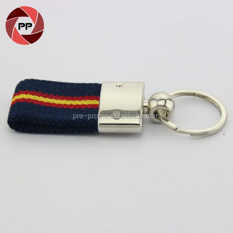 Factory wholesale custom metal flag souvenir keychain