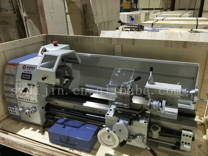 mini tour metal BHC290VF spindle bore 38mm AC motor 1.1KW inverter control DIJIN brand