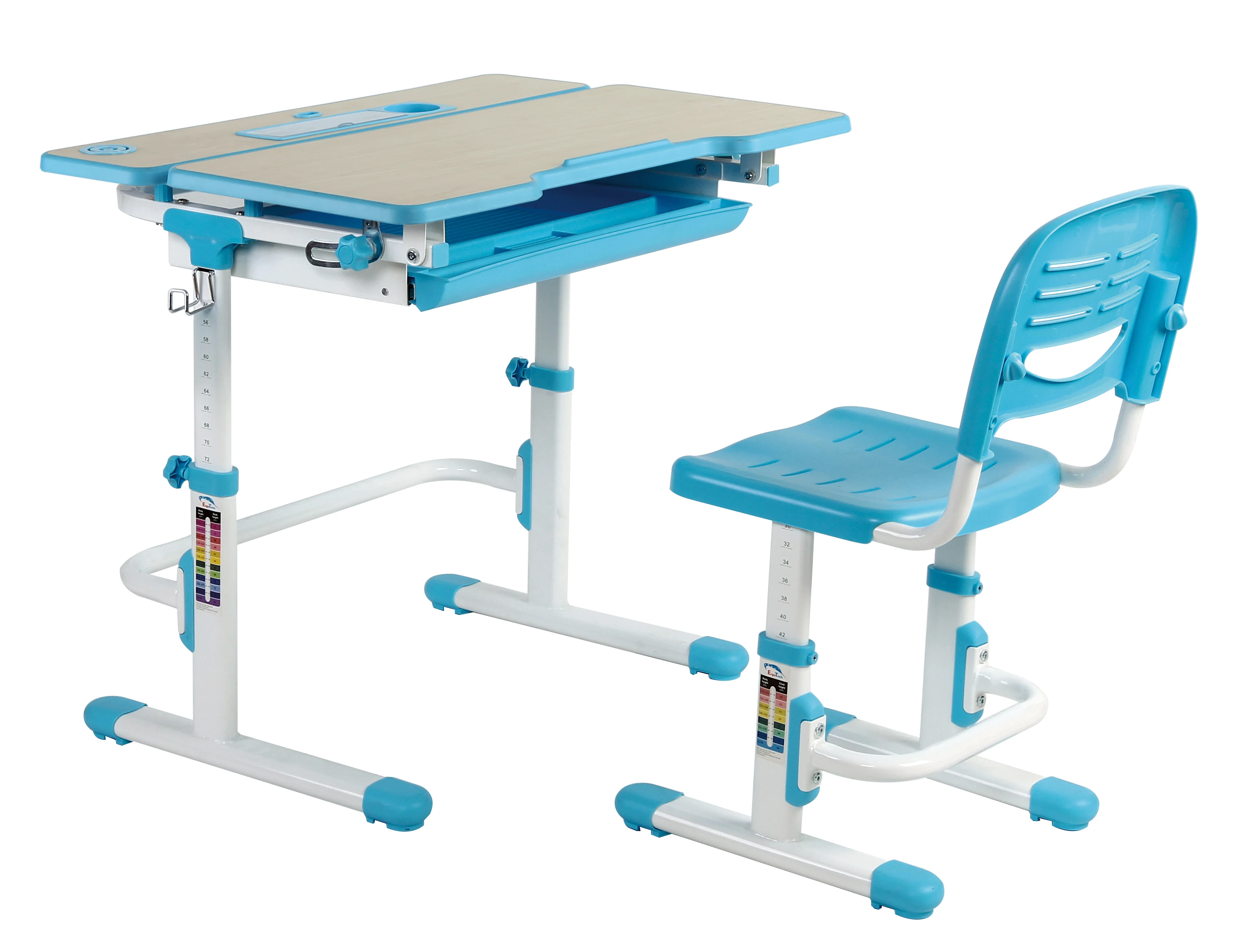 
Kids Desk Children Desk Height Adjustable Ergonomic Study Desk for Boys and Girls 