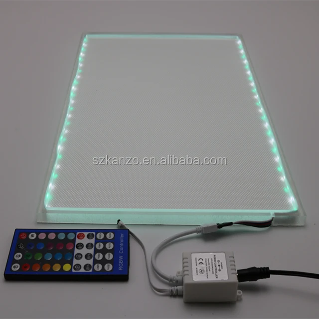 Custom size countertop LED backlighting panel