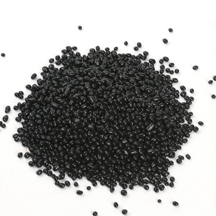 Decorative Flat Black Round Fire Pit Glass Stones Rocks for Fire Pit Fire Bowls Fireplace Planter Decoration