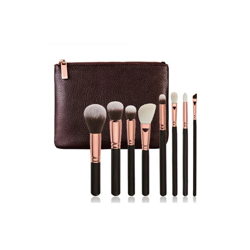 High Quality wholesale Professional custom synthetic hair private label cosmetic makeup brushes set case