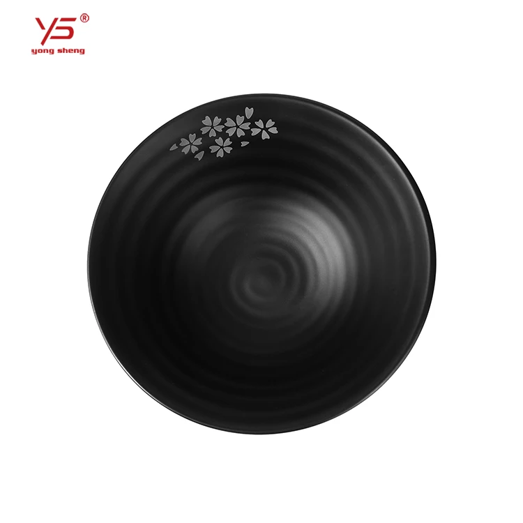 Elegant appearance 100% melamine frosted pasta bowl in plastic