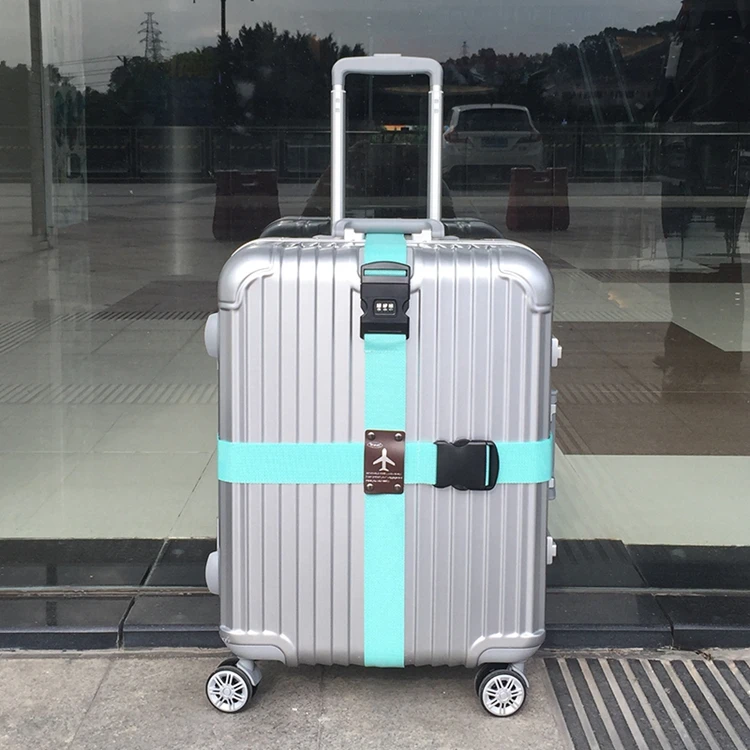 Custom Personalized Scale Lock Adjustable Cross Luggage Strap